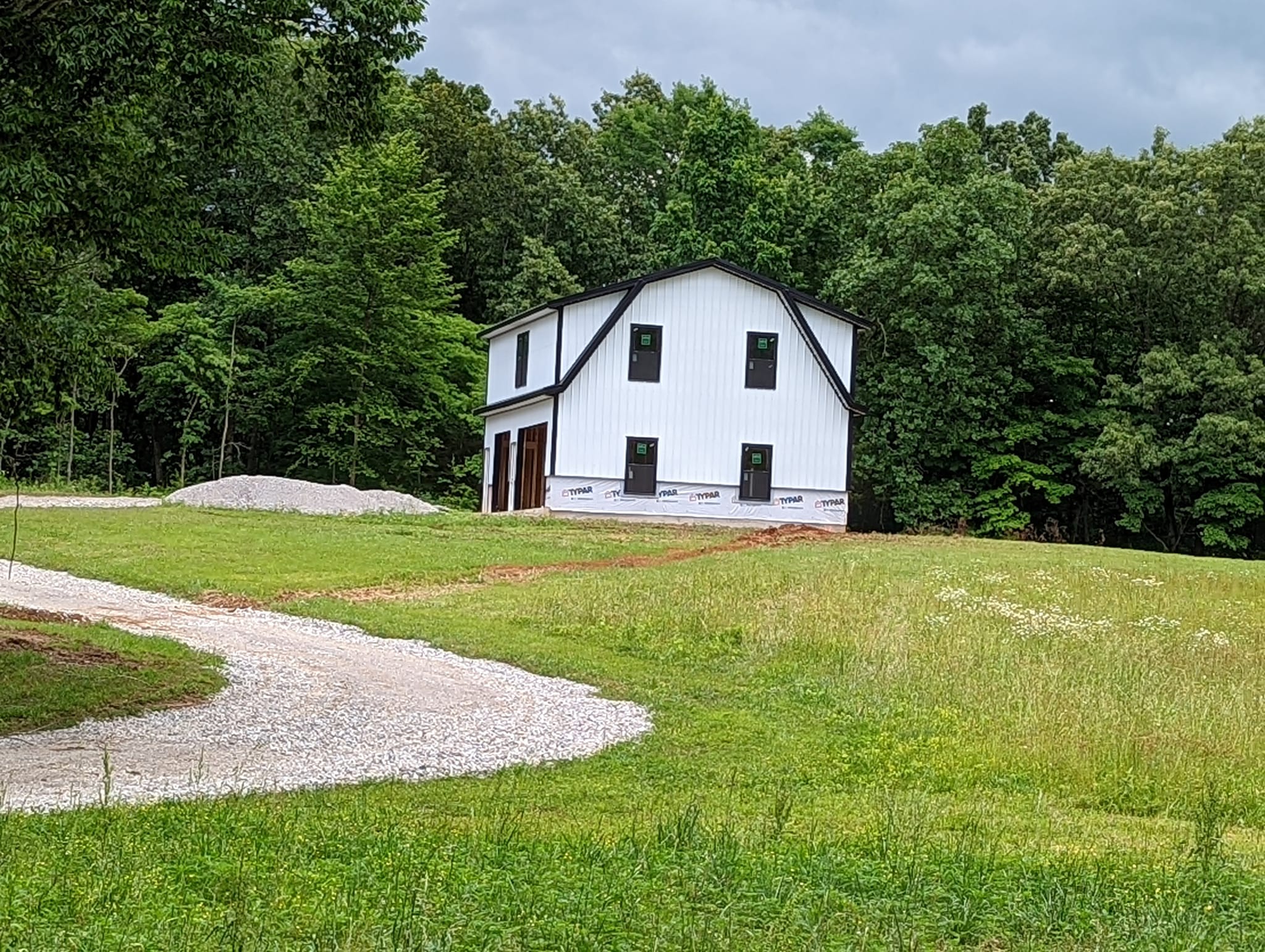 White Barndominium Residence in Crossville area, TN